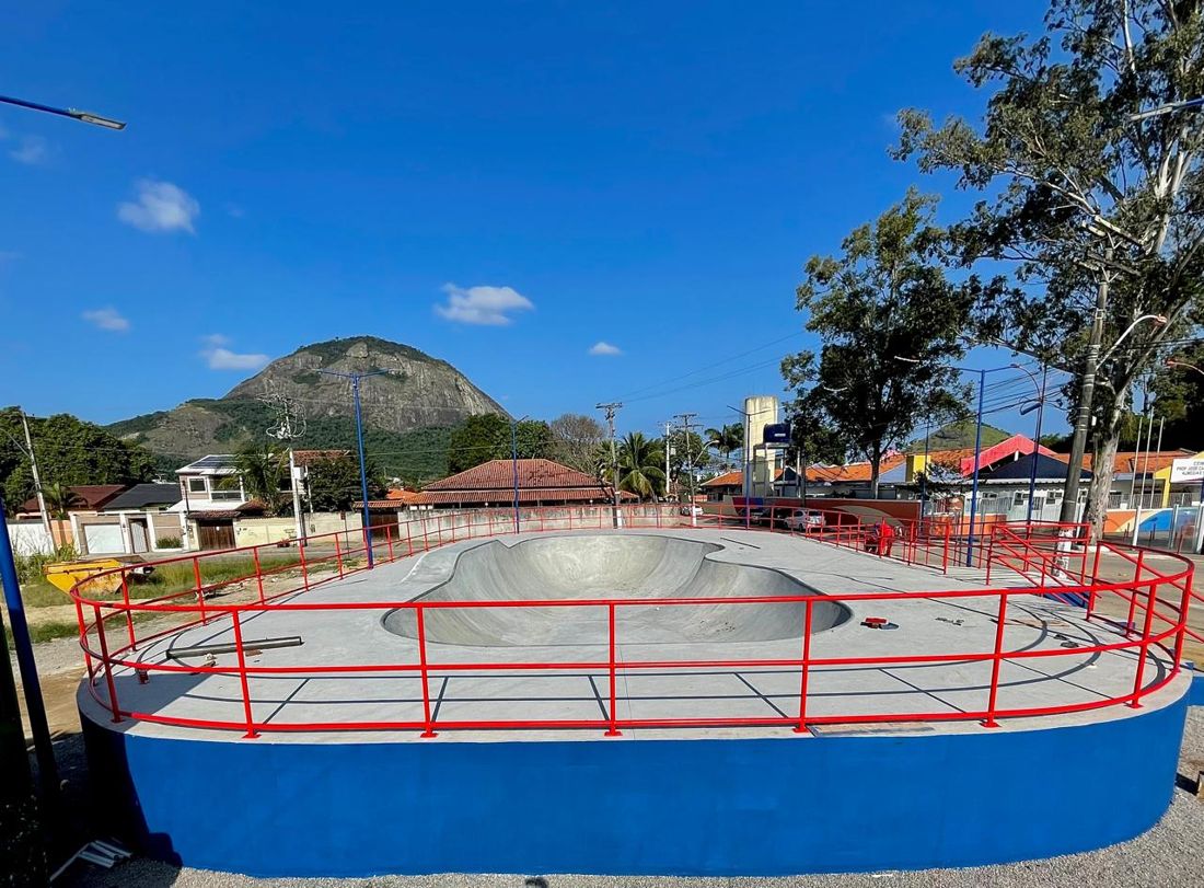 Pista de skate entregue em Maricá
